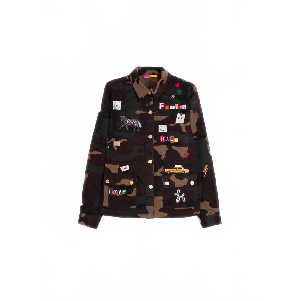 NEW VILAGALLO olivia camo jacket in green - Picture 7 of 7